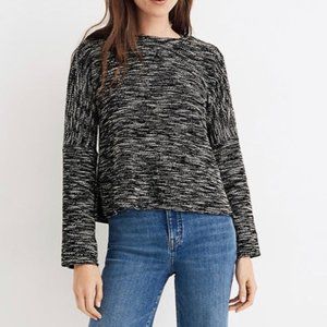Madewell Button-Shoulder Wide Sleeve Top